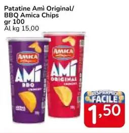 Famila Superstore Patatine Ami Original/ BBQ Amica Chips offerta