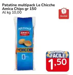 Famila Superstore Patatine multipack Le Chicche Amica Chips offerta