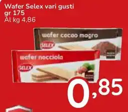 Famila Superstore Wafer Selex vari gusti offerta