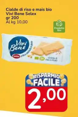 Famila Superstore Cialde di riso e mais bio Vivi Bene Selex offerta