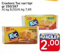 Famila Superstore Crackers Tuc vari tipi offerta