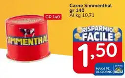 Famila Superstore Carne Simmenthal offerta