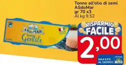 Famila Superstore Tonno all'olio di semi ASdoMar offerta