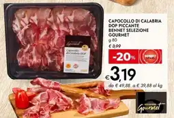Bennet Capocollo di calabria dop piccante bennet selezione GOURMET offerta