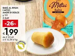 Bennet Babà al rhum i mitici AMOR DI DOLCE offerta