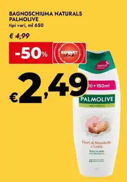 Bennet Bagnoschiuma naturals PALMOLIVE offerta