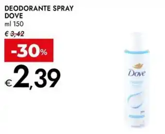 Bennet Deodorante spray DOVE offerta