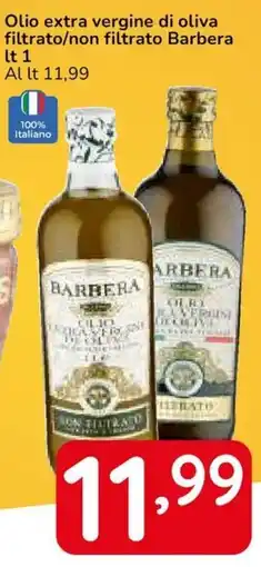Famila Superstore Olio extra vergine di oliva filtrato/non filtrato Barbera offerta