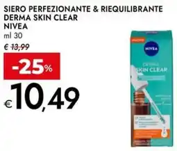 Bennet Siero perfezionante & riequilibrante derma skin clear NIVEA offerta