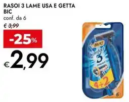 Bennet Rasoi 3 lame usa e getta BIC offerta
