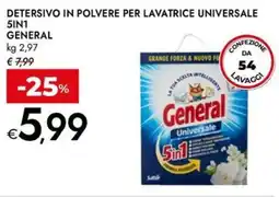 Bennet Detersivo in polvere per lavatrice universale 5IN1 GENERAL offerta