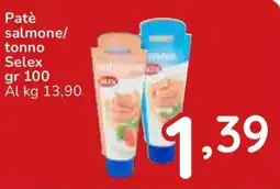 Famila Superstore Patè salmone/ tonno Selex offerta