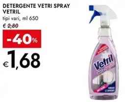 Bennet Detergente vetri spray VETRIL offerta