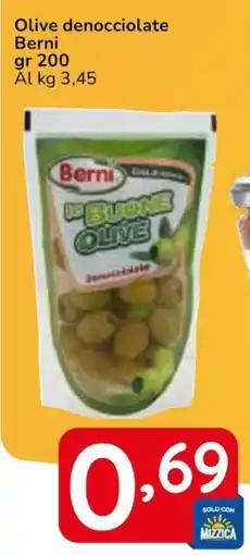 Famila Superstore Olive denocciolate Berni offerta