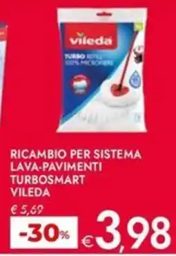 Bennet Ricambio per sistema lava-pavimenti turbosmart VILEDA offerta