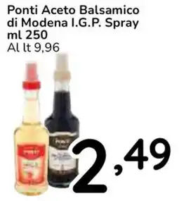 Famila Superstore Ponti Aceto Balsamico di Modena I.G.P. Spray offerta