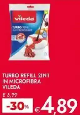 Bennet Turbo refill 2in1 in microfibra VILEDA offerta