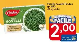Famila Superstore Piselli novelli Findus offerta