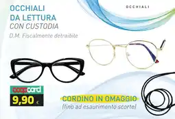 Coop Occhiali da lettura con custodia offerta