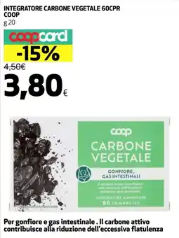 Coop Integratore carbone vegetale 60cpr COOP offerta