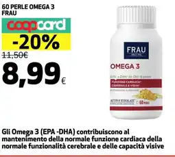 Coop 60 perle omega 3 FRAU offerta