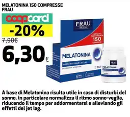 Coop Melatonina 150 compresse FRAU offerta