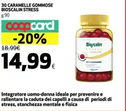 Coop 30 caramelle gommose bioscalin stress offerta