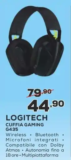 Euronics LOGITECH CUFFIA GAMING G435 offerta