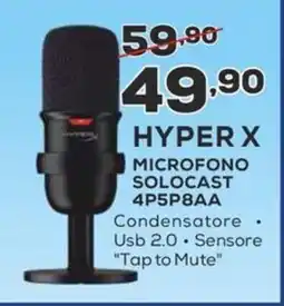 Euronics HYPER X MICROFONO SOLOCAST 4P5P8AA offerta
