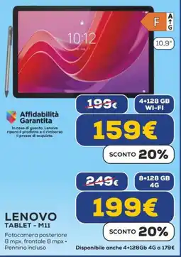 Euronics LENOVO TABLET - M11 offerta