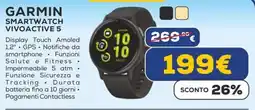 Euronics GARMIN SMARTWATCH VIVOACTIVE 5 offerta