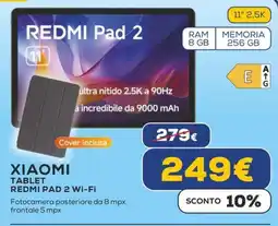 Euronics XIAOMI TABLET REDMI PAD 2 Wi-Fi offerta