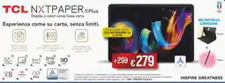 Euronics TCL NXTPAPER 11 Plus offerta