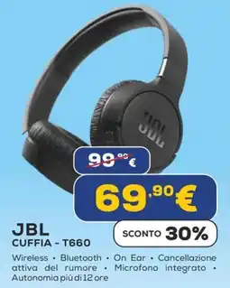 Euronics JBL CUFFIA-T660 offerta