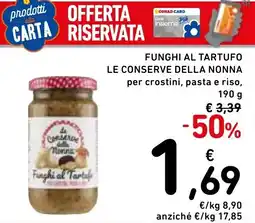 Spazio Conad Funghi al tartufo le conserve della nonna offerta