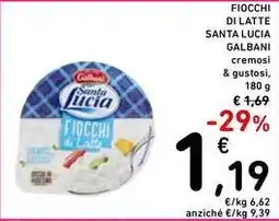 Spazio Conad Fiocchi di latte santa lucia GALBANI offerta