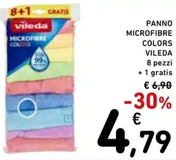 Spazio Conad Panno microfibre colors VILEDA offerta