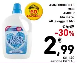 Spazio Conad Ammorbidente MON AMOUR offerta