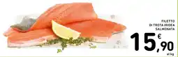 Spazio Conad Filetto di trota iridea salmonata offerta