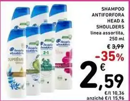 Spazio Conad Shampoo antiforfora HEAD & SHOULDERS offerta