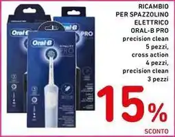 Spazio Conad Ricambio per spazzolino elettrico ORAL-B PRO offerta