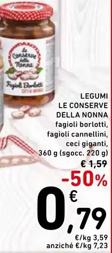 Spazio Conad Legumi le conserve della nonna offerta
