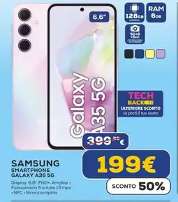 Euronics SAMSUNG SMARTPHONE GALAXY A35 5G offerta