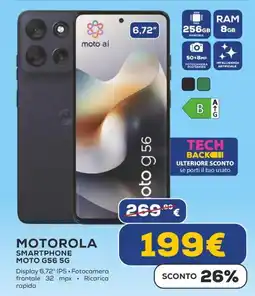 Euronics MOTOROLA SMARTPHONE MOTO G56 5G offerta
