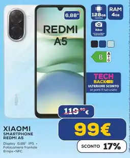 Euronics XIAOMI SMARTPHONE REDMI A5 offerta
