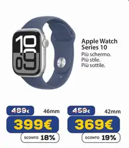 Euronics Apple Watch Series 10 offerta