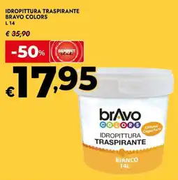 Bennet Idropittura traspirante BRAVO COLORS offerta