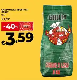 Bennet Carbonella vegetale GRILLY offerta