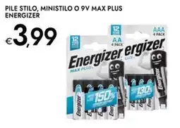 Bennet Pile stilo, ministilo o 9V max plus ENERGIZER offerta