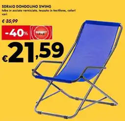 Bennet Sdraio dondolino swing offerta